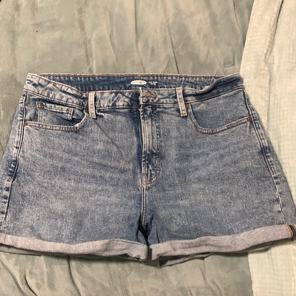 Denim shorts